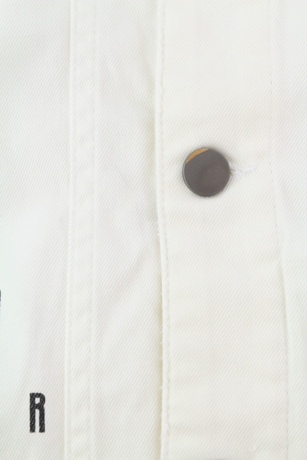 ANTONY MORATO vyriška striukė L, džinsinio audinio, balta, su sagomis ir pamušalu, unisex 