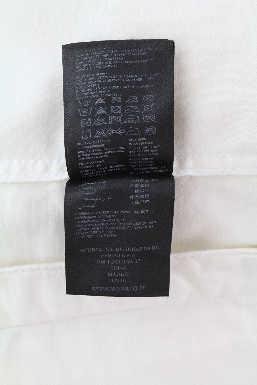 ANTONY MORATO vyriška striukė XL dydžio džinsinis, baltas, su sagomis ir pamušalu, unisex 