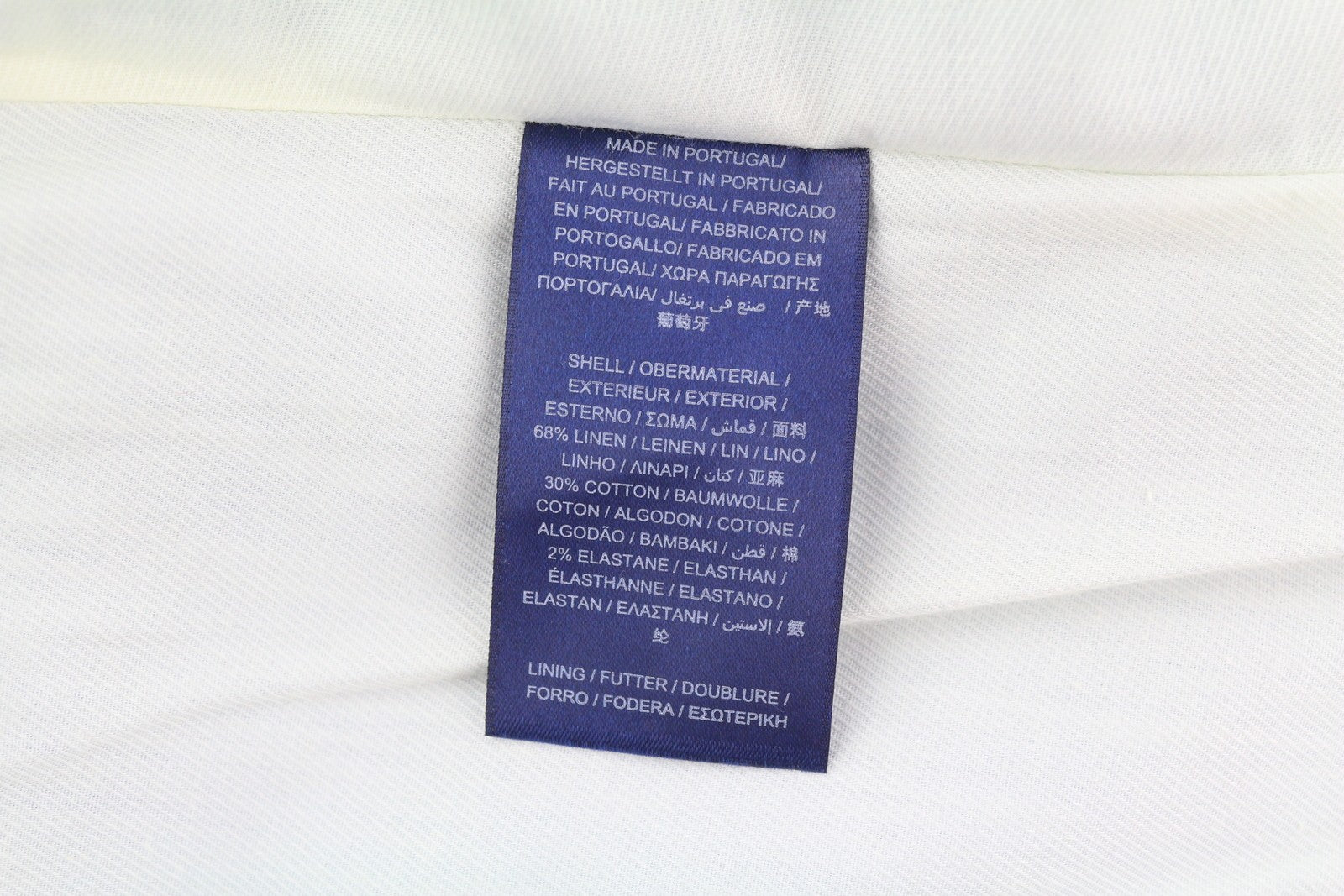 GANT lininė moteriška suknelė EU42 mėlyna be rankovių, su pamušalu, platėjančia apvalia apykakle, iki kelių 