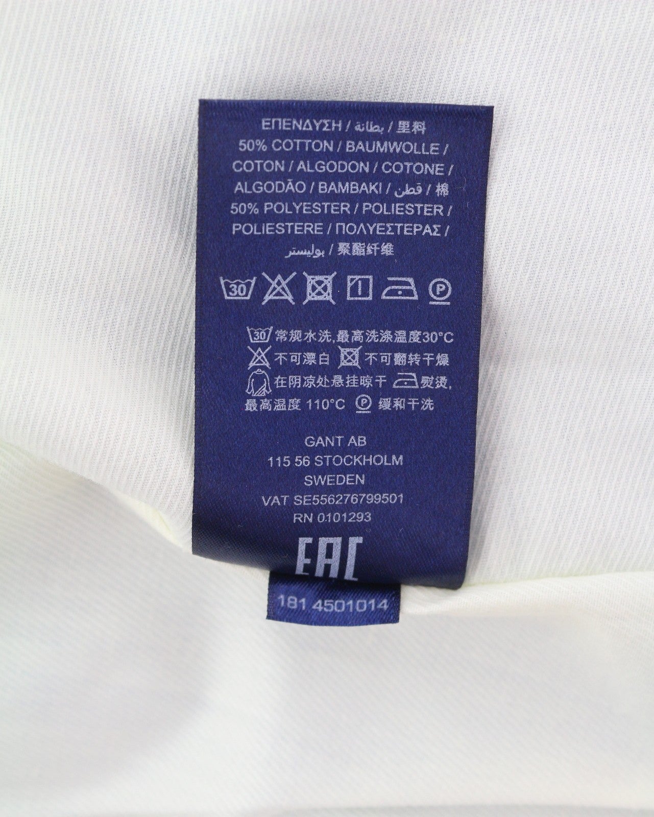 GANT lininė moteriška suknelė EU42 mėlyna be rankovių, su pamušalu, platėjančia apvalia apykakle, iki kelių 