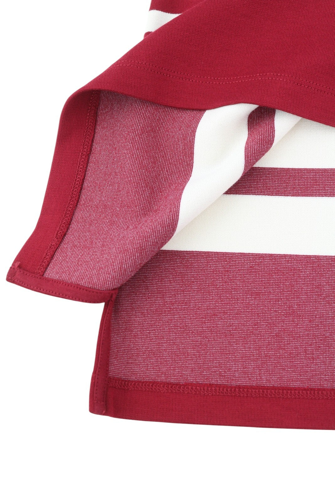 GANT dryžuota moteriška suknelė S, bordo spalvos, apvali kaklo iškirptė, 3/4 rankovės, iki kelių 