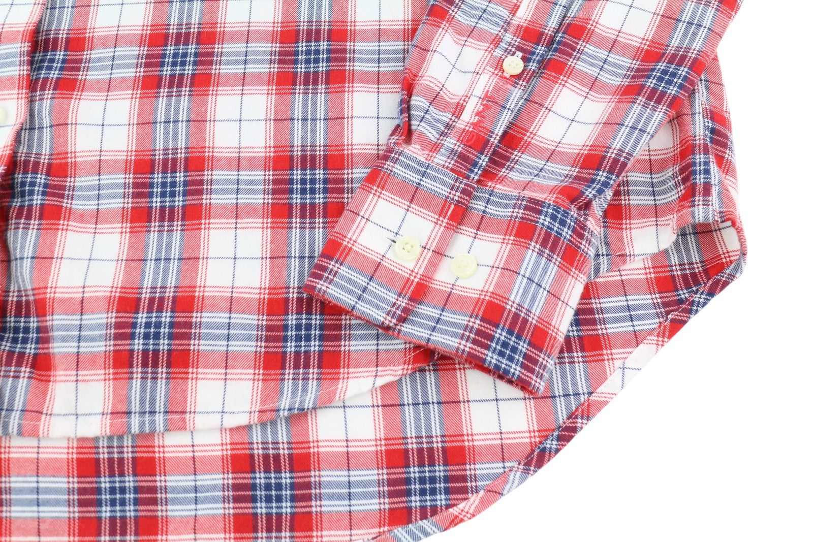 GANT Flaneliniai Languoti Laisvi Moteriški Marškinėliai EU34 Laisvalaikio Spalvingi Sagomis Apačioje Iškirpte 