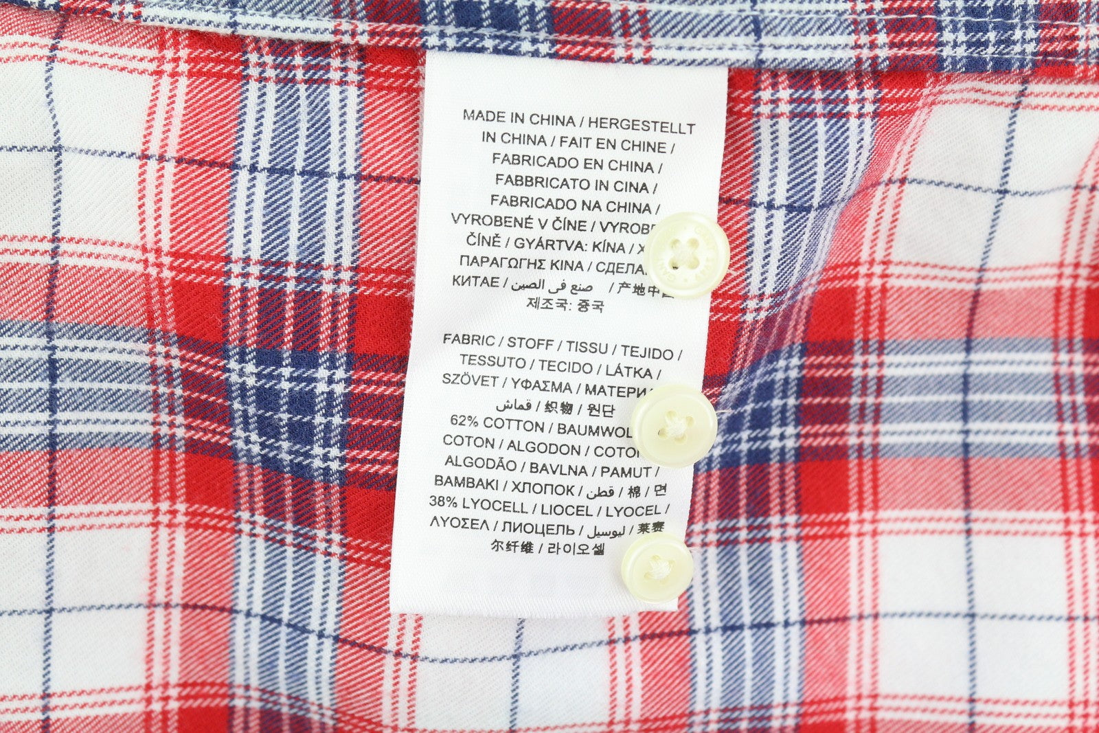 GANT Flaneliniai Languoti Laisvi Moteriški Marškinėliai EU34 Laisvalaikio Spalvingi Sagomis Apačioje Iškirpte 