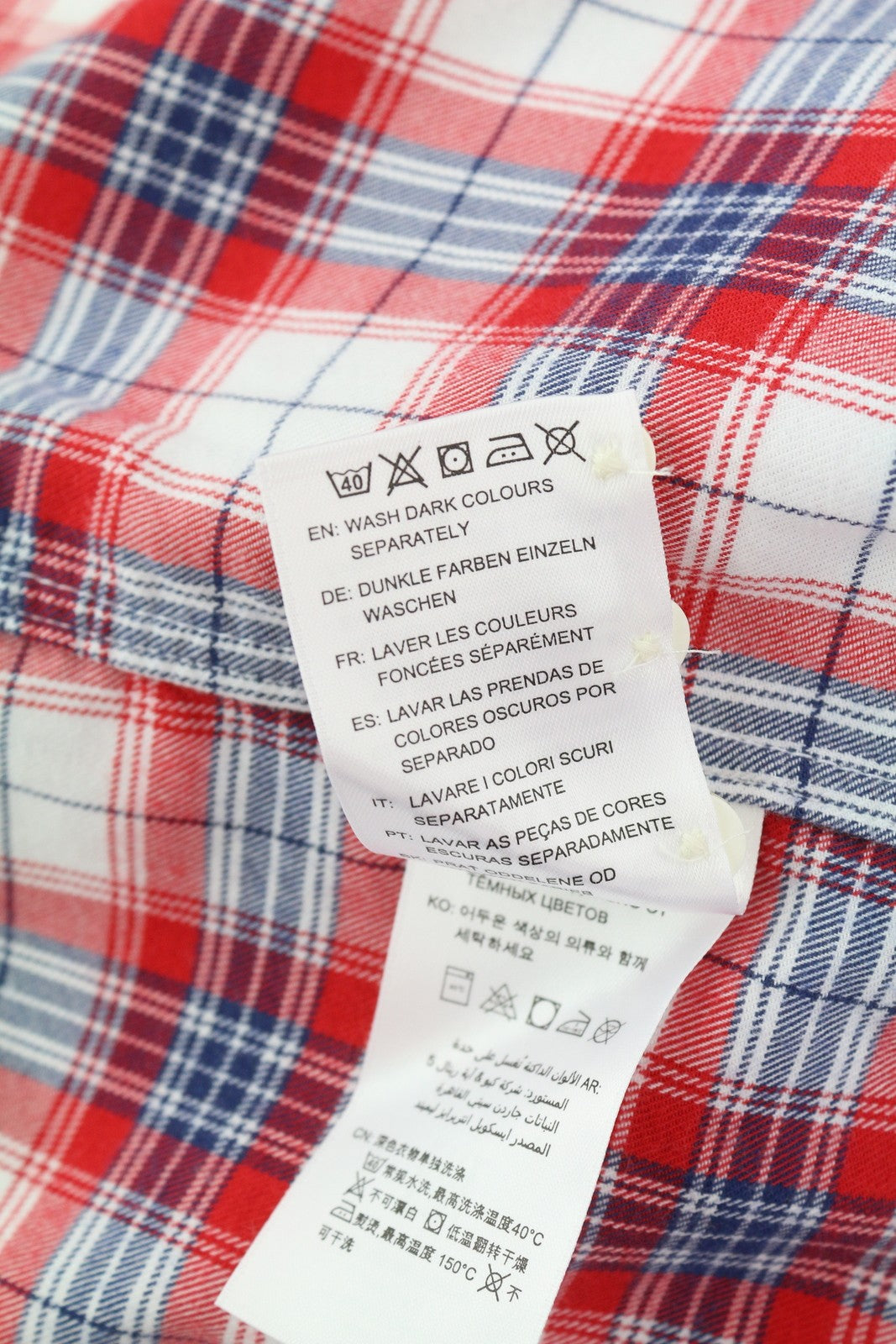 GANT Flaneliniai Languoti Laisvi Moteriški Marškinėliai EU34 Laisvalaikio Spalvingi Sagomis Apačioje Iškirpte 