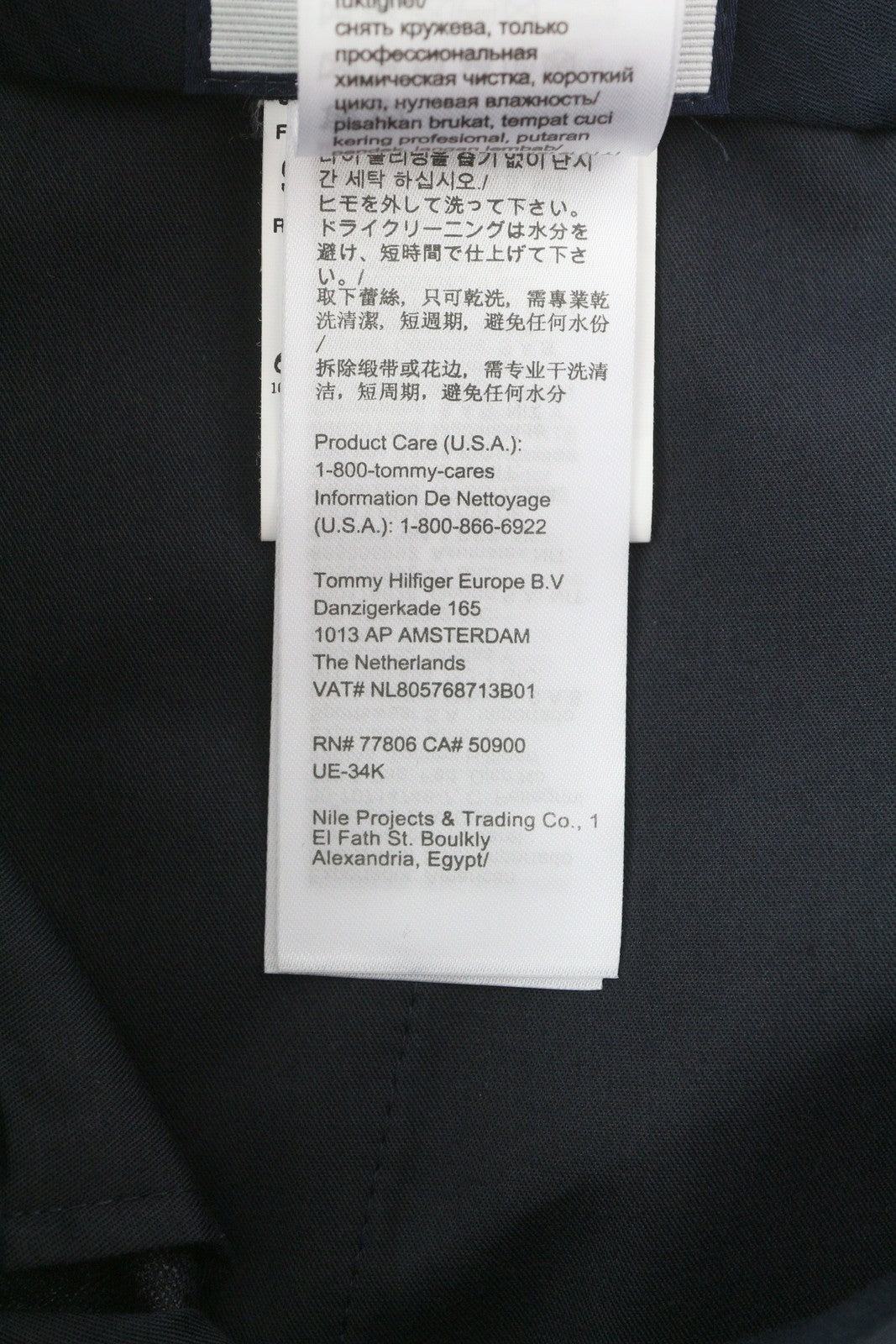 TOMMY HILFIGER x Lardini vyriškos kelnės W31 mėlynos, plonos, tekstūruotos vilnos, RRP 179 € 