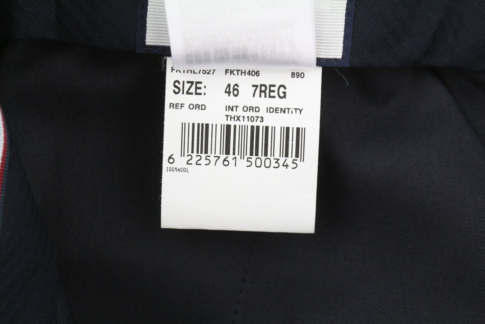 TOMMY HILFIGER x Lardini vyriškos kelnės W31 mėlynos, plonos, tekstūruotos vilnos, RRP 179 € 