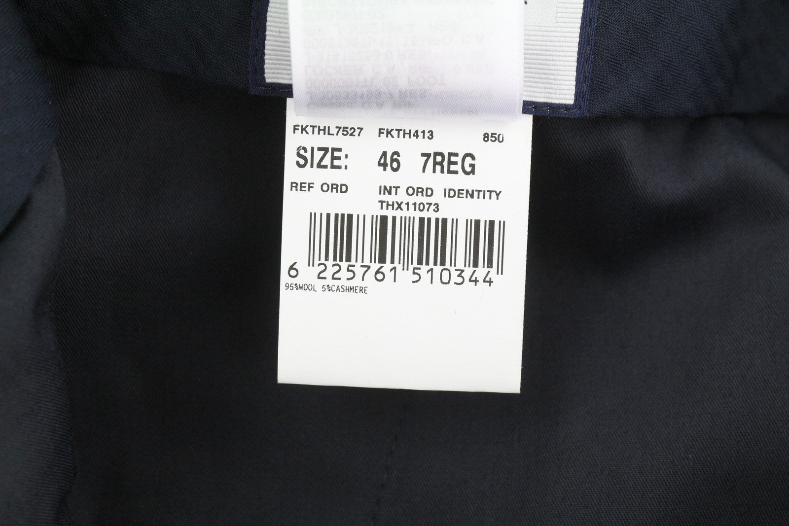 TOMMY HILFIGER x Lardini vyriškos kelnės W31 mėlynos vilnos kašmyro plono kirpimo, rekomenduojama kaina – 179 € 