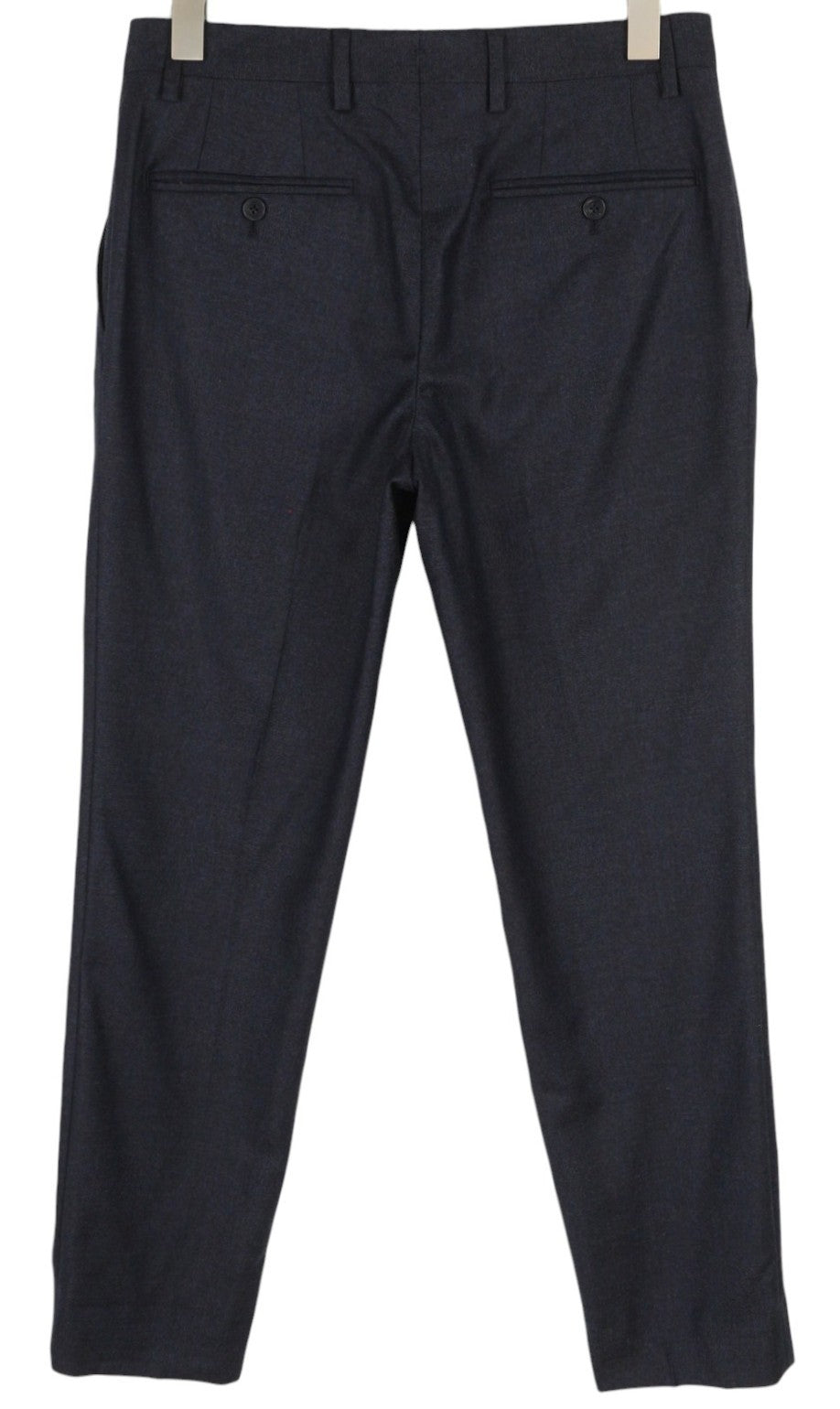 TOMMY HILFIGER x Lardini vyriškos kelnės W31 mėlynos vilnos kašmyro plono kirpimo, rekomenduojama kaina – 179 € 