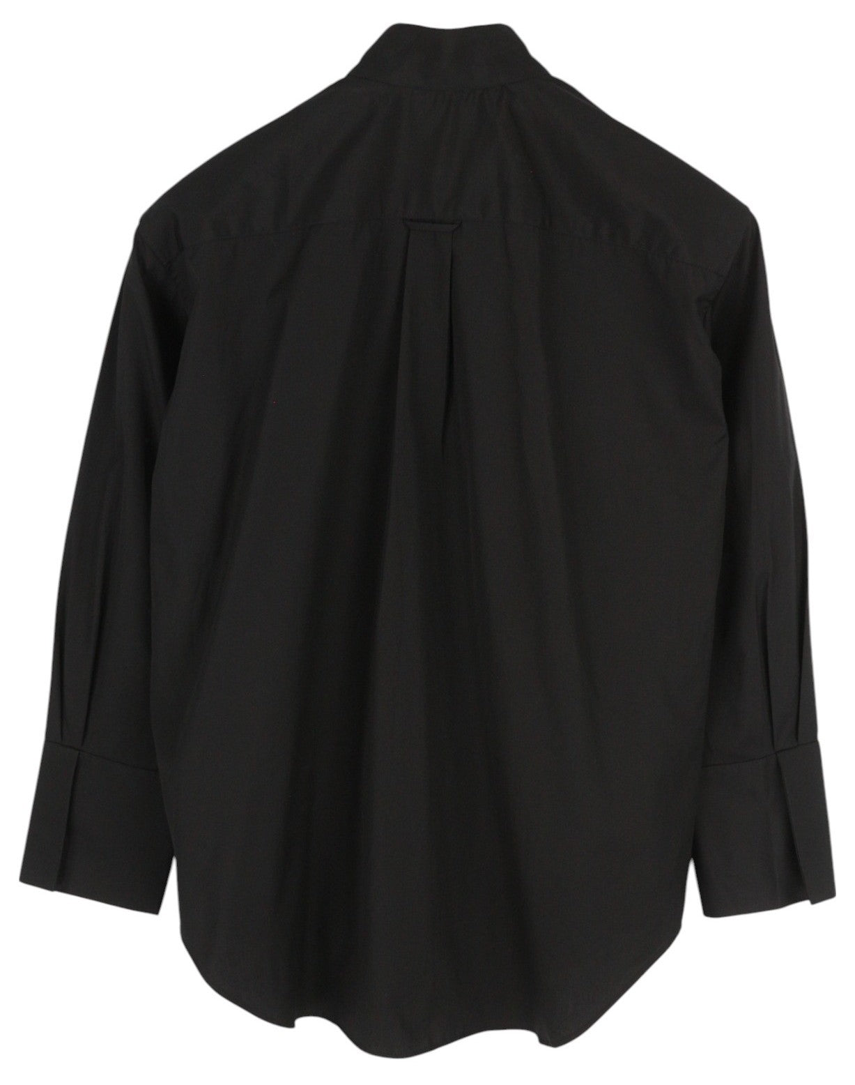 GANT Tux klostuoti laisvalaikio stiliaus moteriški marškinėliai, 32 dydžio, juodi, su sagomis užsegama juostele, ilgomis rankovėmis 