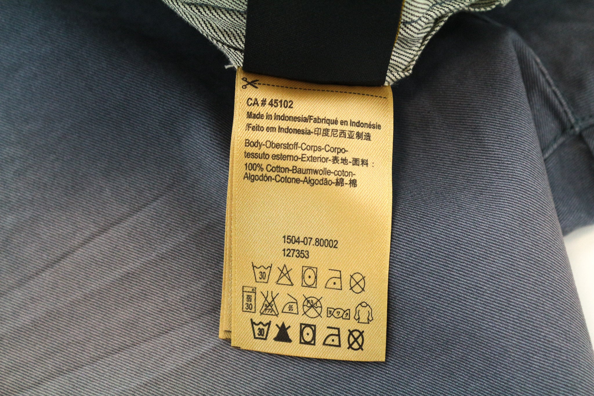 SCOTCH & SODA Warren Men's Pants W30/L32 Relaxed Slim Blue Cotton Belt Loops