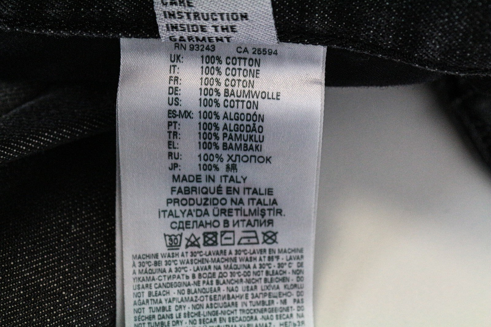 DIESEL D-Vider 083AB vyriški džinsai, UK32/L32, morkų kirpimo, pilki, medvilniniai, plėšyti dažai 