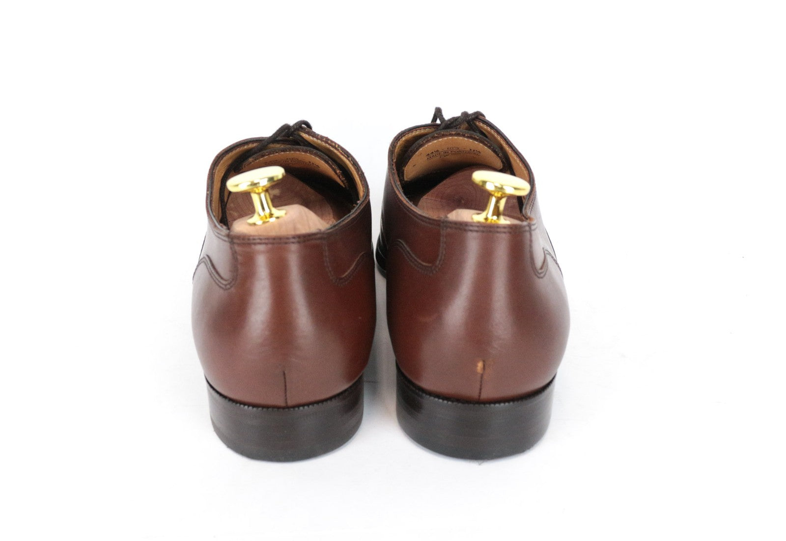 SUITSUPPLY Men's Oxford Shoes EU44.5/UK10.5 Lace-Up Brown Leather Dresswear