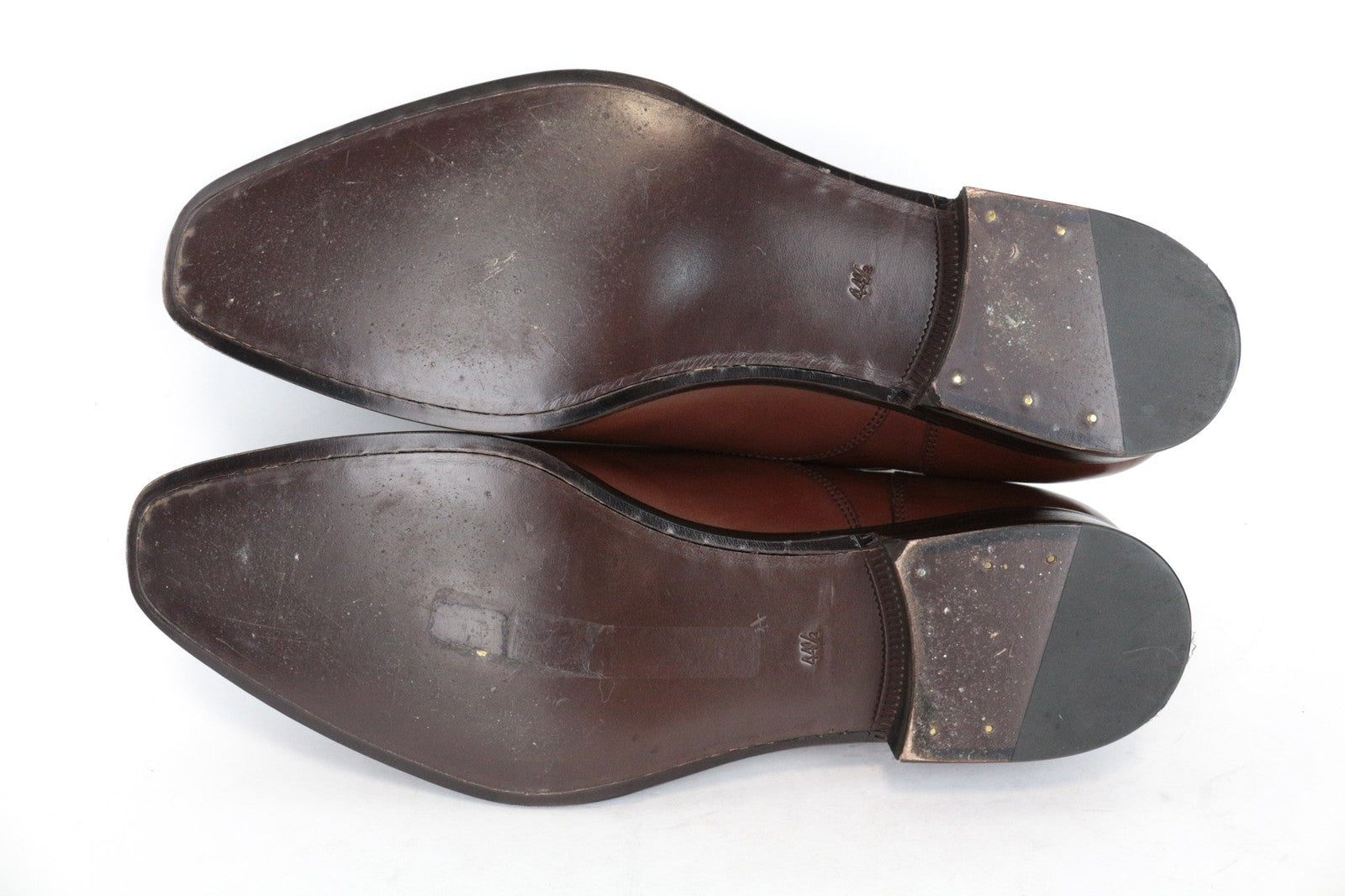 SUITSUPPLY Men's Oxford Shoes EU44.5/UK10.5 Lace-Up Brown Leather Dresswear