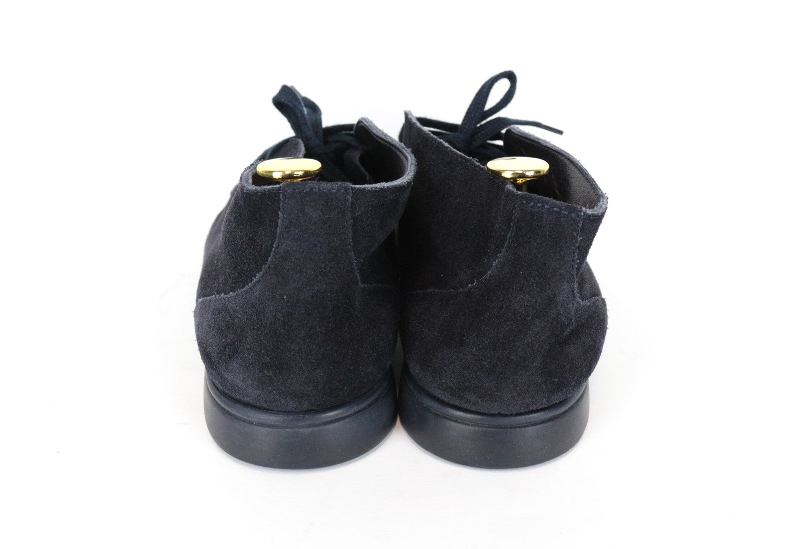 SUITSUPPLY vyriški batai, EU43, tamsiai mėlyni, aukštakulniai, suvarstomi, zomšiniai, laisvalaikio stiliaus 