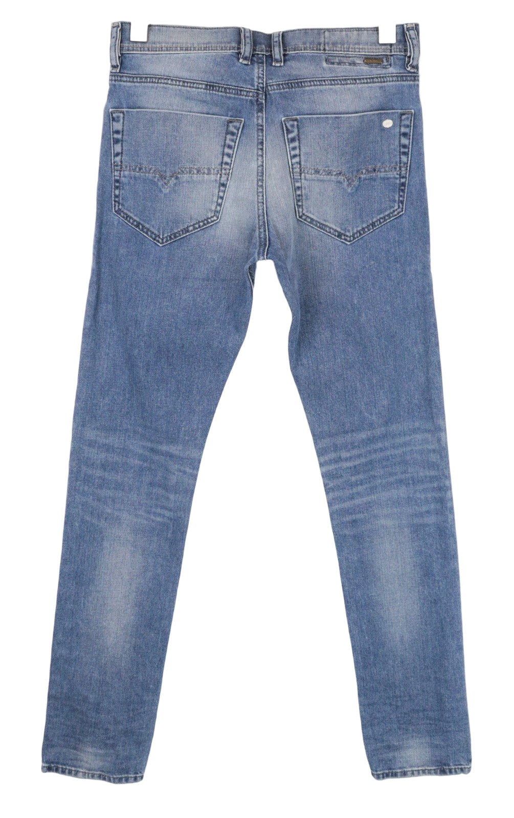 DIESEL Tepphar 0842H vyriški džinsai W27/L32 Slim morkų mėlynos spalvos tampri medvilnė 