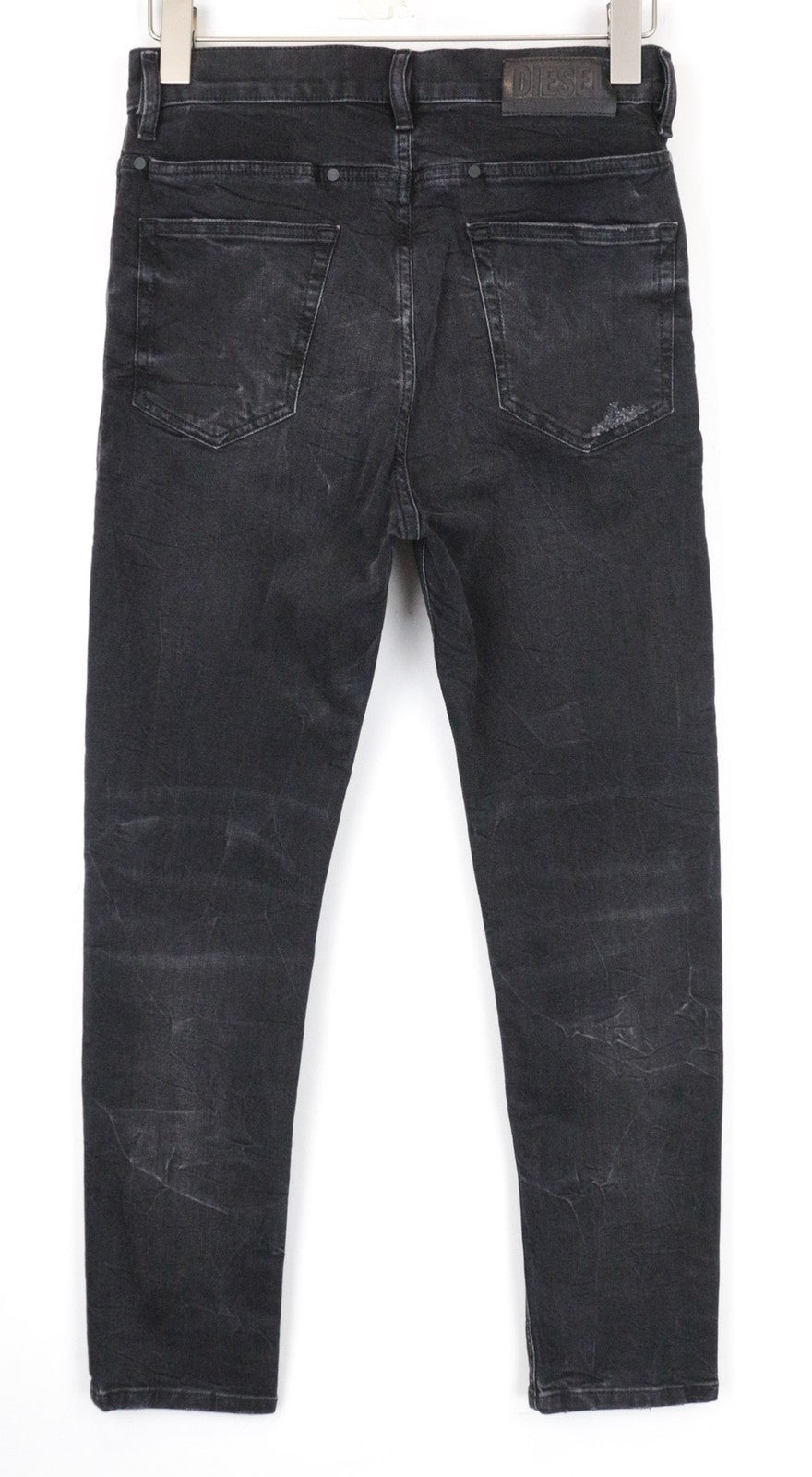 DIESEL D-Eetar 069DV vyriški džinsai W27/L32 juodi, siaurėjantys, tamprūs medvilniniai džinsai 