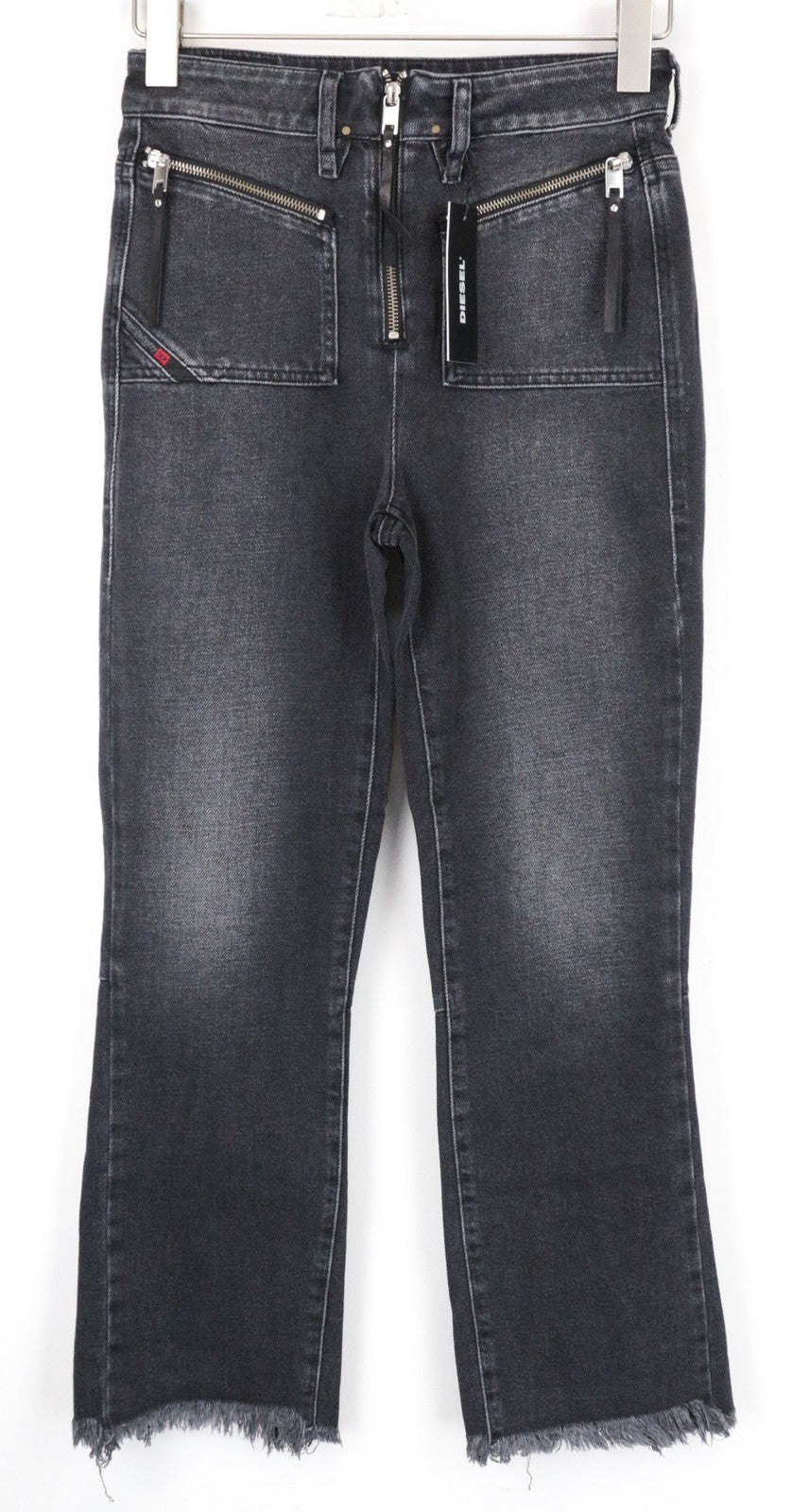 DIESEL D-Earlie 080AP Women's Jeans W26/L32 Slim Grey High Waist Stretch Fit