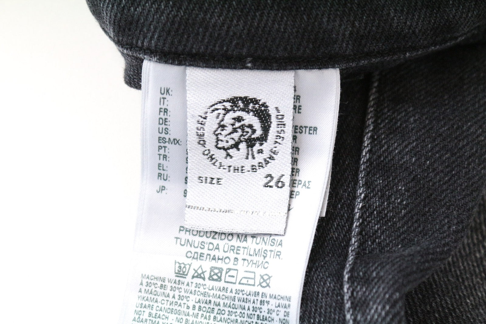 DIESEL D-Earlie 080AP Women's Jeans W26/L32 Slim Grey High Waist Stretch Fit