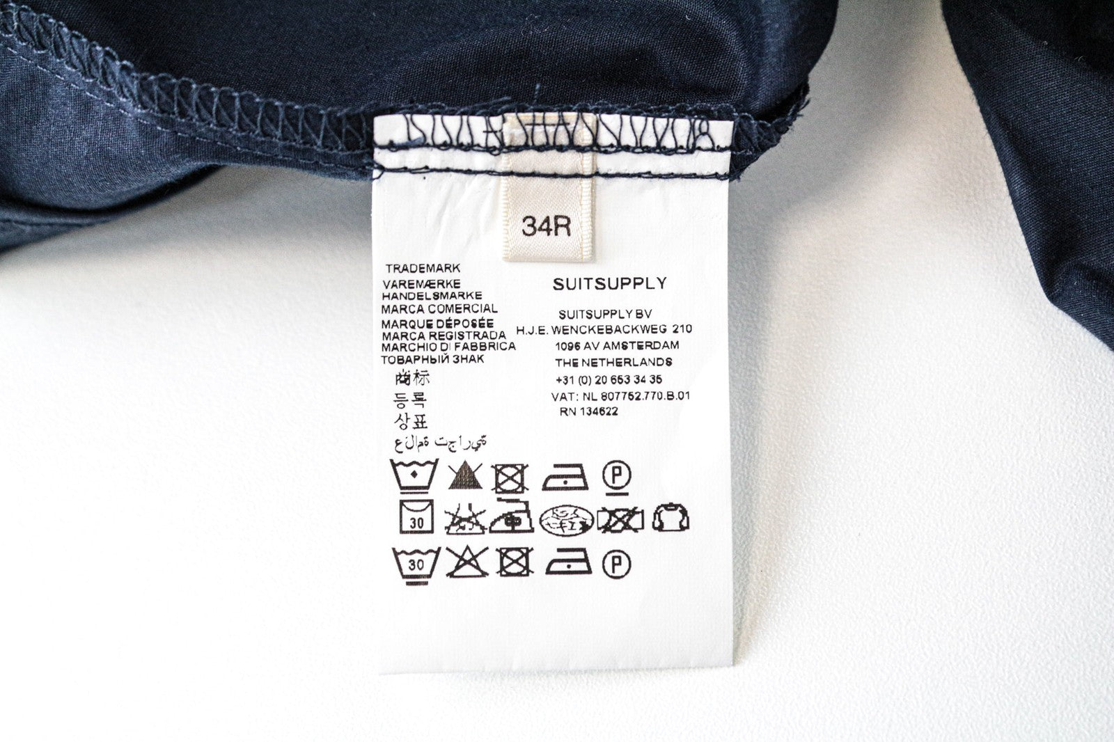 SUISTUDIO moteriški marškiniai, 34R, tamsiai mėlyni, lininio audinio mišinio, rauktomis rankovėmis, medvilninė palaidinė 