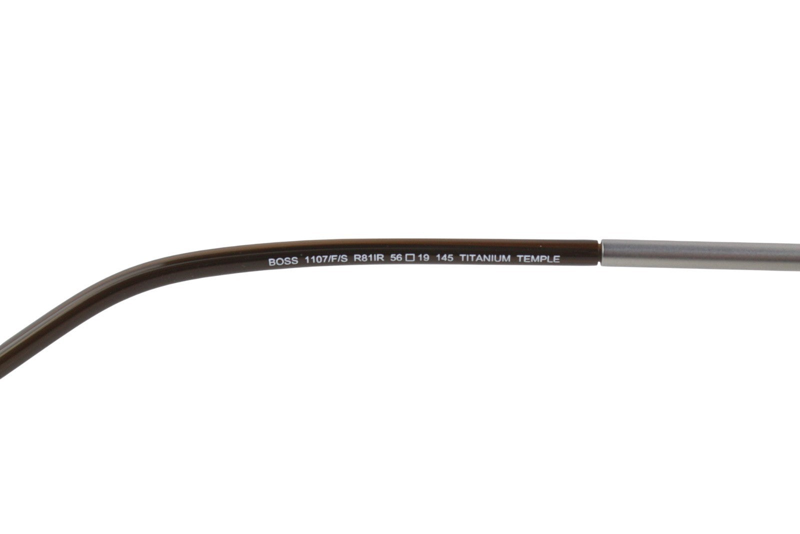 HUGO BOSS 1107/F/S vyriški akiniai nuo saulės su sidabro atspalviu, tonuotu kvadratu ir unisex akiniais. 