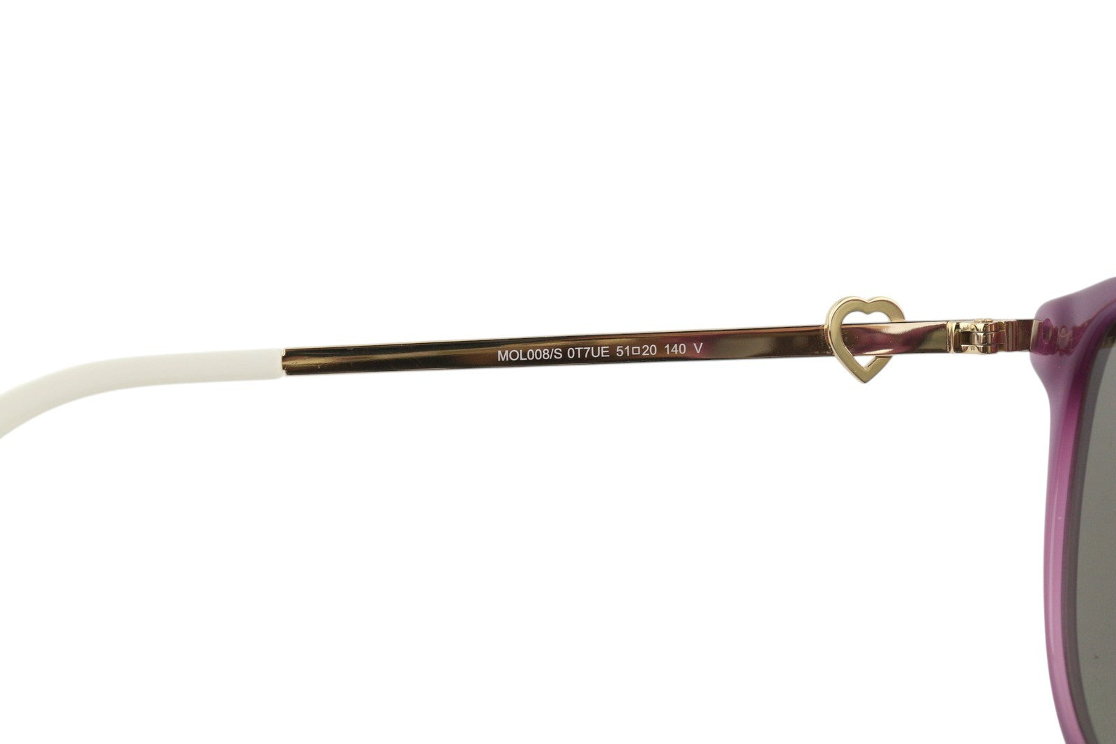 „LOVE MOSCHINO MOL008/S“ moteriški akiniai nuo saulės su aukso spalvos rėmeliu, kvadratiniu, tonuotu kasdieniu dizainu 