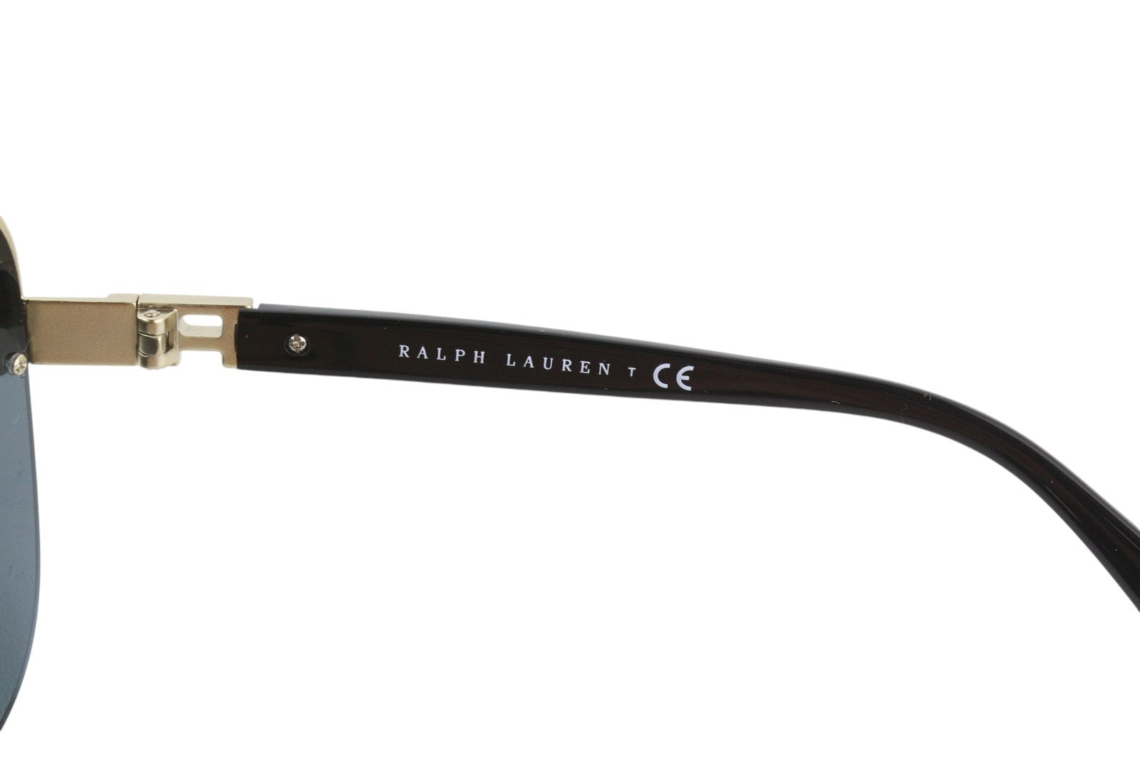 RALPH LAUREN 0RL7057 moteriški akiniai nuo saulės OS juodi su UV apsauga, auksinės detalės, laisvalaikio stiliaus 