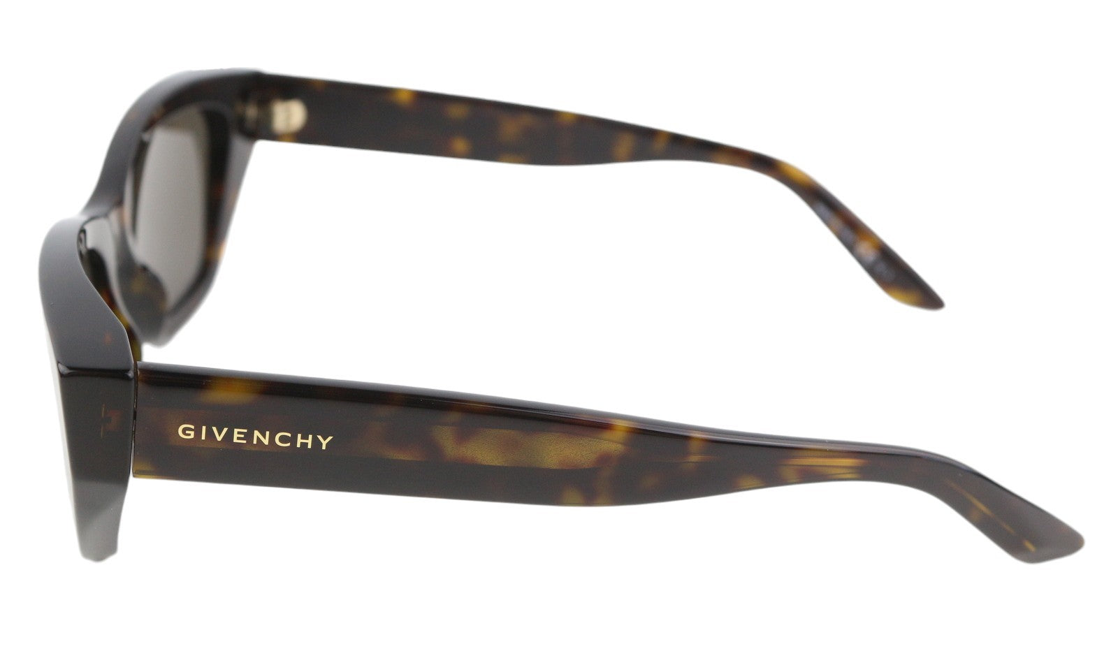 GIVENCHY GV 7209/S moteriški akiniai nuo saulės su rudais gyvūnų raštais, katės akių formos, laisvalaikio stiliaus, rekomenduojama kaina – 290 € 