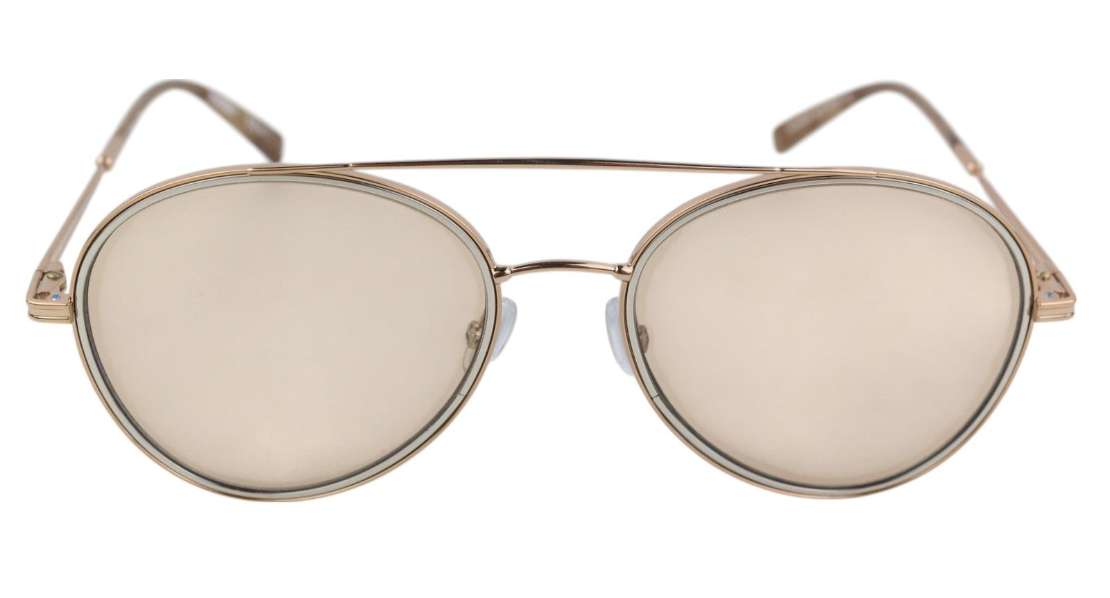 MAX MARA Wire II moteriški akiniai nuo saulės su rudu tonuotu pilotiniu rėmeliu, laisvalaikio stiliaus, rekomenduojama kaina – 210 € 