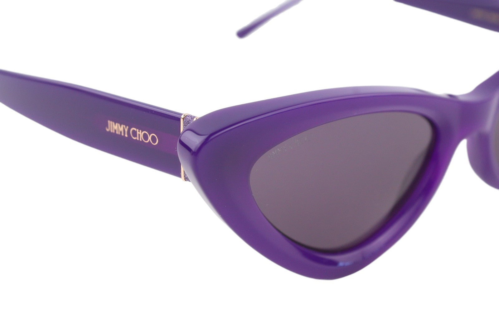 JIMMY CHOO Addy/S moteriški akiniai nuo saulės su violetiniu tonuotu katės akių formos laisvalaikio stiliaus... RMK 315 € 