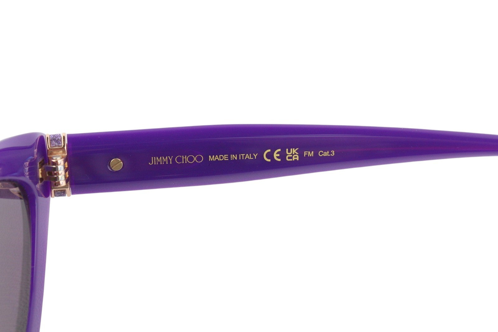 JIMMY CHOO Addy/S moteriški akiniai nuo saulės su violetiniu tonuotu katės akių formos laisvalaikio stiliaus... RMK 315 € 