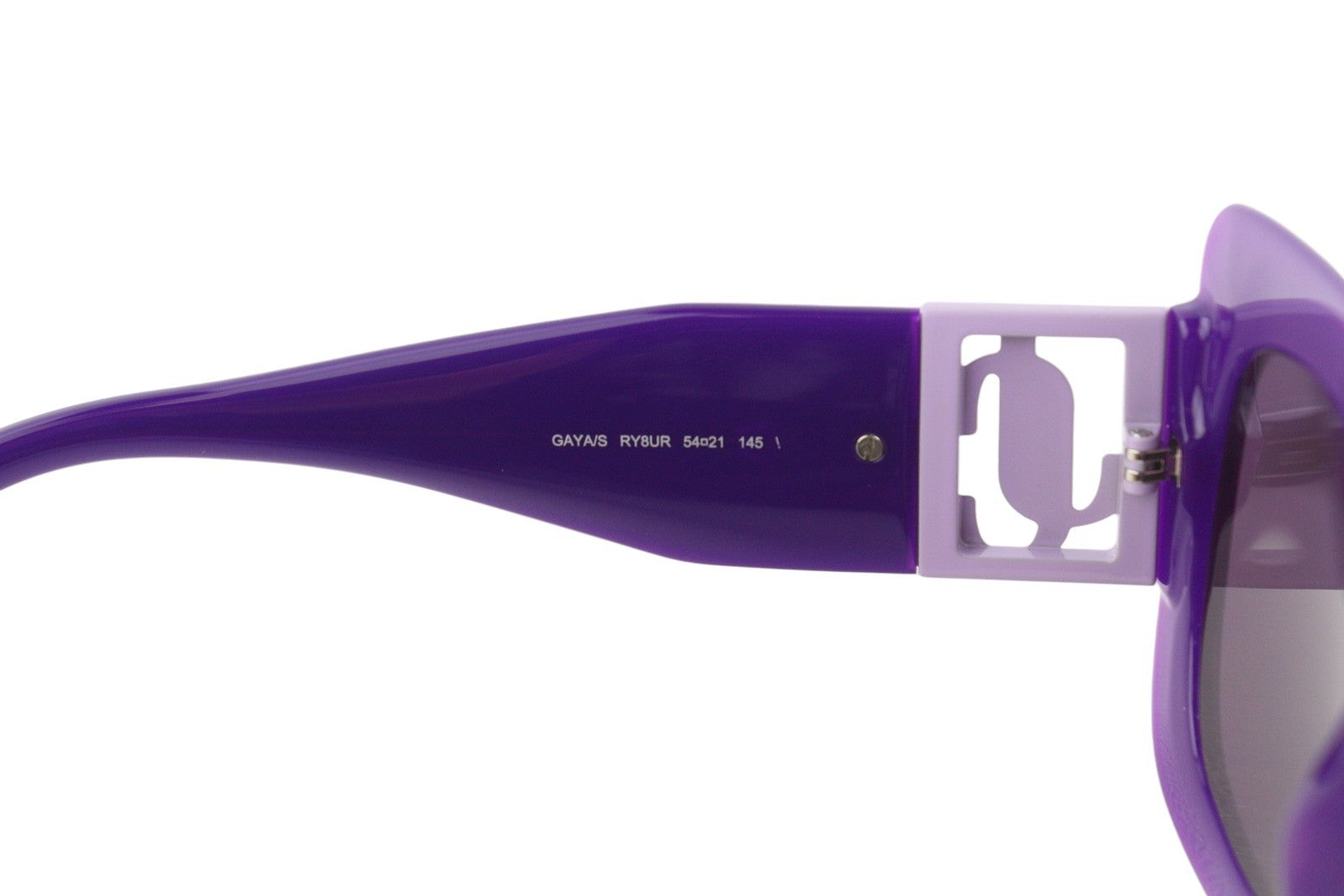 JIMMY CHOO Gaya/S moteriški akiniai nuo saulės su violetiniu rėmeliu, tonuotu kvadratu, laisvalaikio stiliaus, rekomenduojama kaina – 359 € 