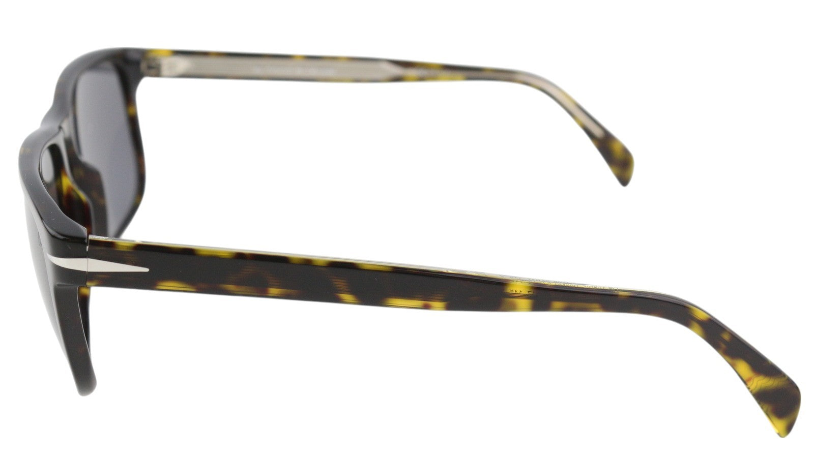 DAVID BECKHAM DB1060/S moteriški akiniai nuo saulės su rudais gyvūnų raštais ir kvadratiniais akiniais nuo saulės, rekomenduojama kaina – 169 € 