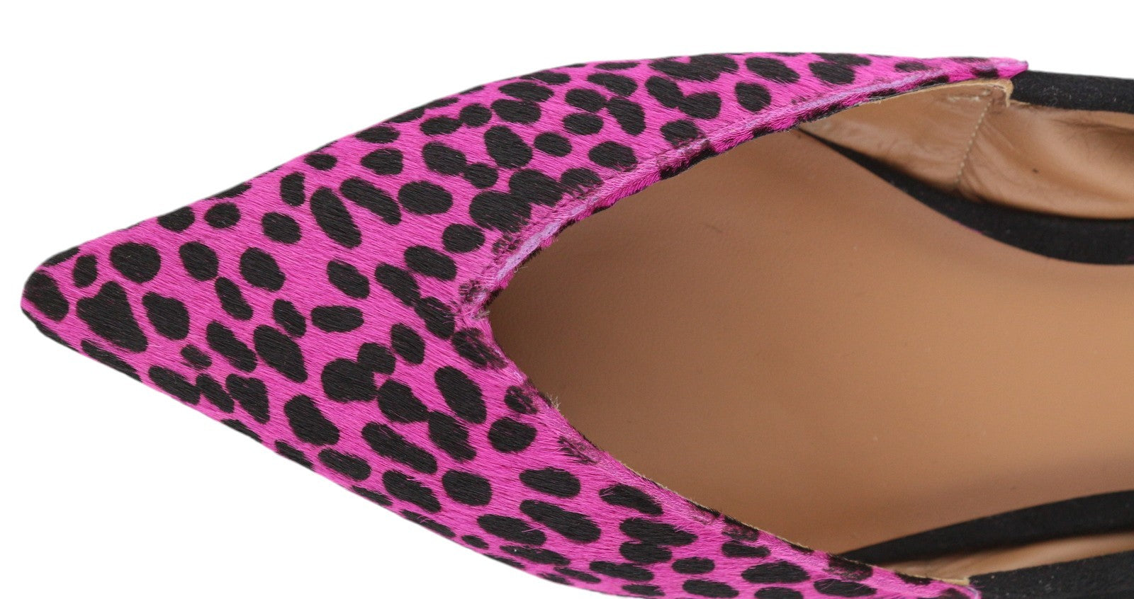 EMPORIO ARMANI X3D244 moteriški bateliai be kulno, rožinės spalvos, odiniai, smailiomis nosimis, balerinos formos bateliai. 