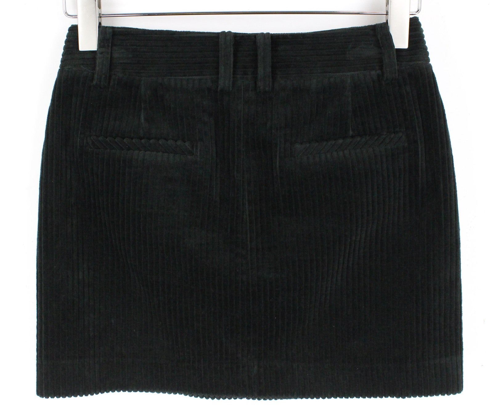 SUISTUDIO moteriškas mini sijonas W29, tamsiai žalias, laisvalaikio, trumpas sijonas 