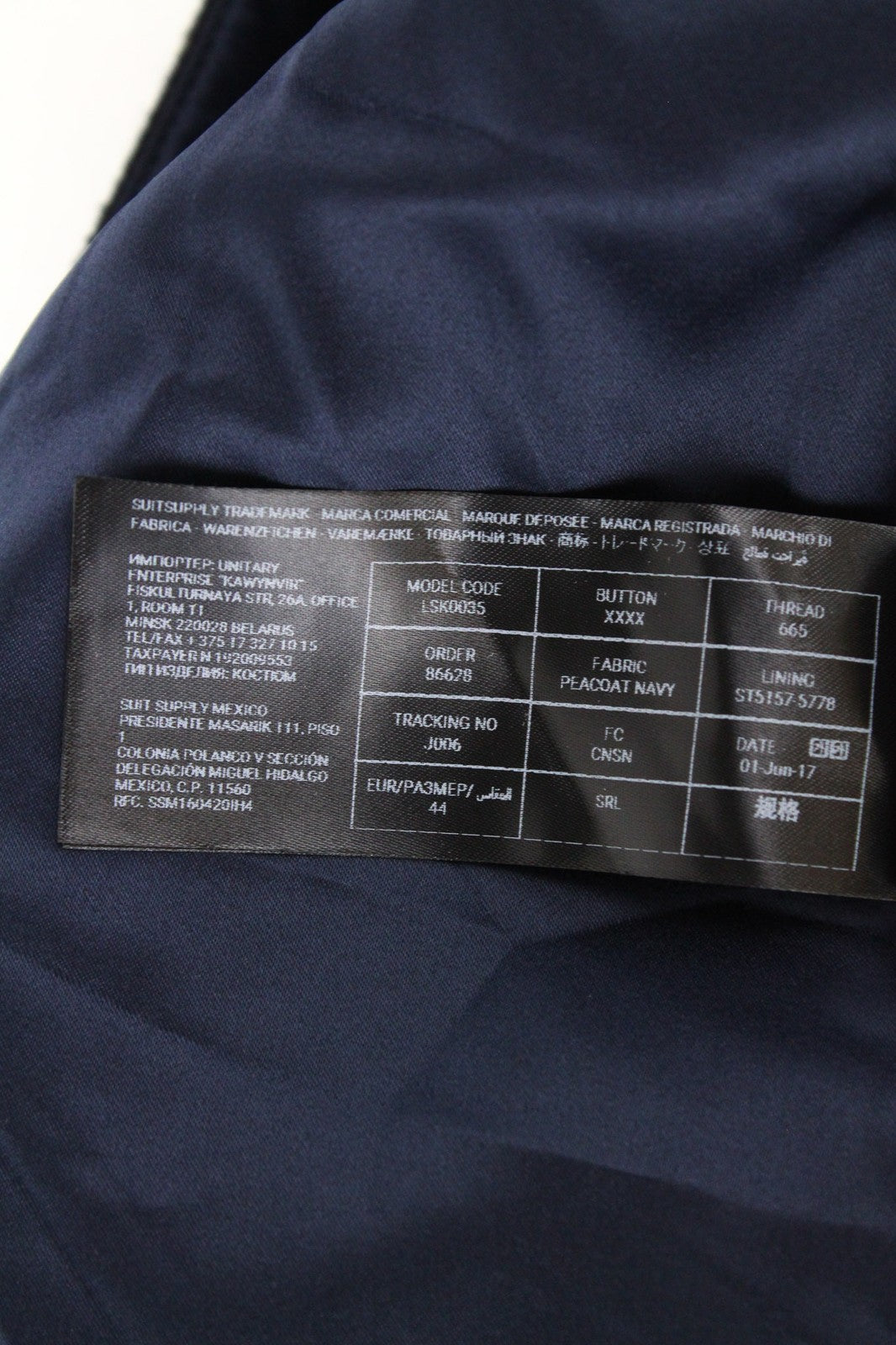 SUISTUDIO Aspen moteriškas sijonas UK18 tamsiai mėlynas vilnonis klasikinis trumpas oficialus 