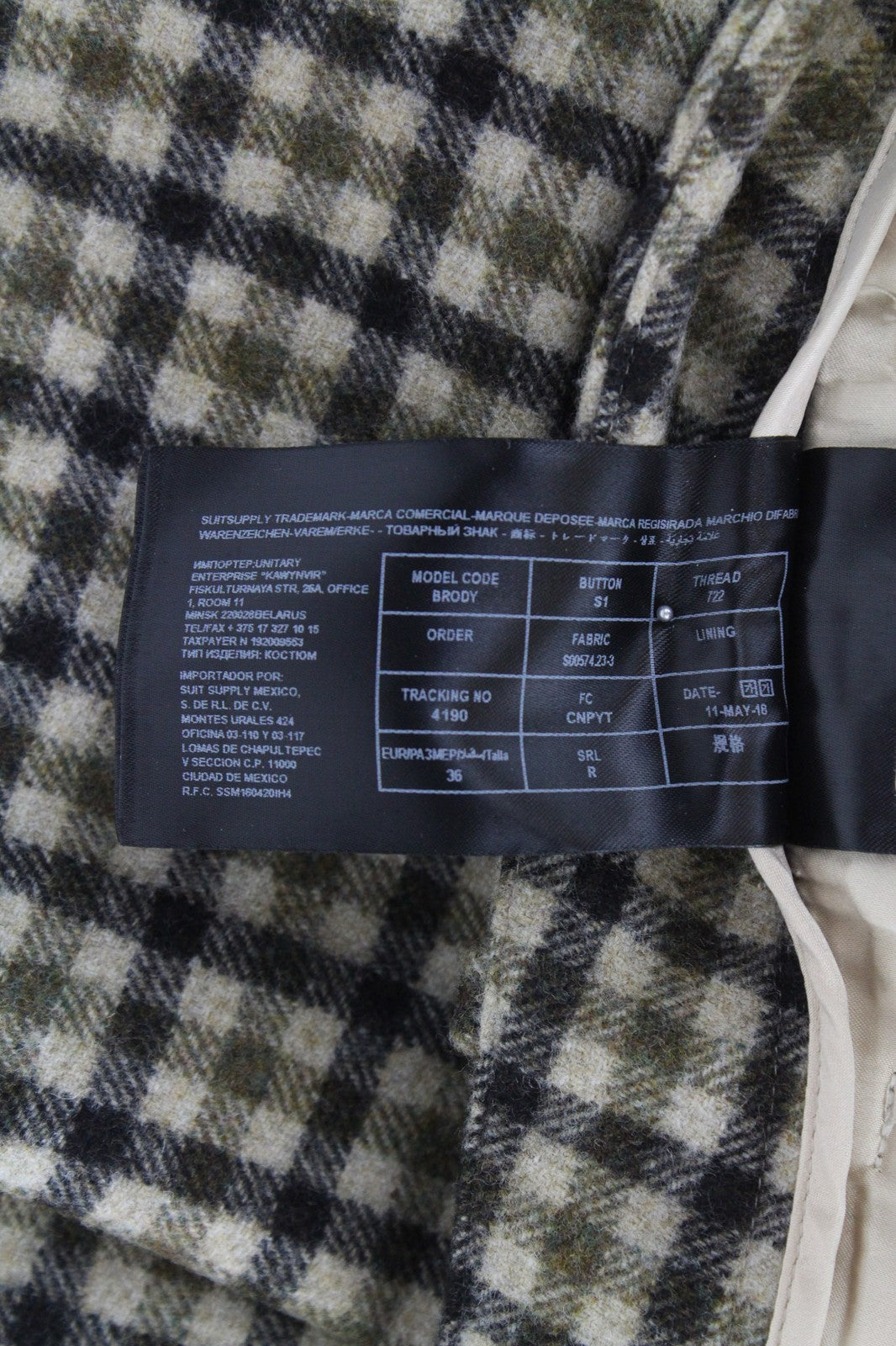 SUISTUDIO Robin moteriškos trumpos grynos vilnos klostuotos pilkos languotos kelnės (UK10)