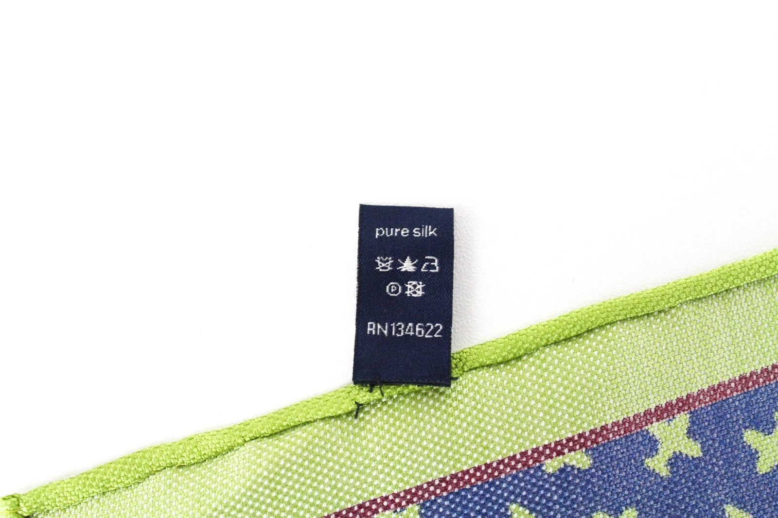 SUITSUPPLY vyriška kišeninė nosinaitė 33x33 mėlyna šilkinė vienspalvė nosinaitė 