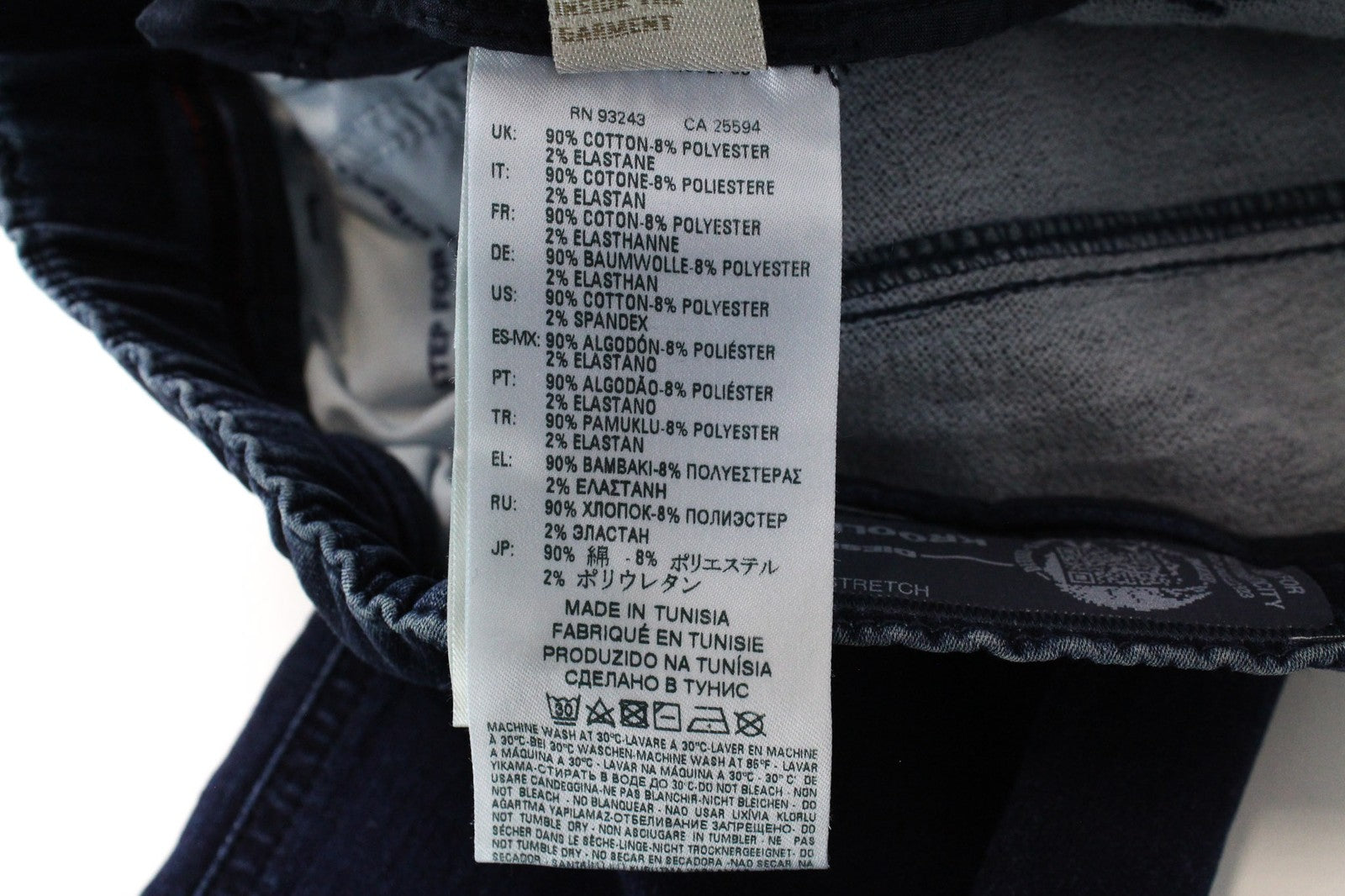 DIESEL Krooley-NE 0687D vyriški W28 Slim Carrot Jogg mėlyni tamprūs sportiniai džinsai 