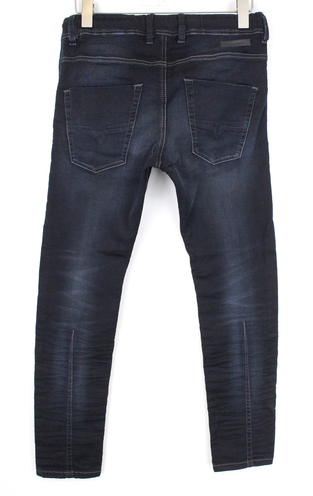 DIESEL Krooley-NE 0686F berniukiški W26 Jogg Slim morkų mėlynos medvilninės sportinės džinsinės kelnės 