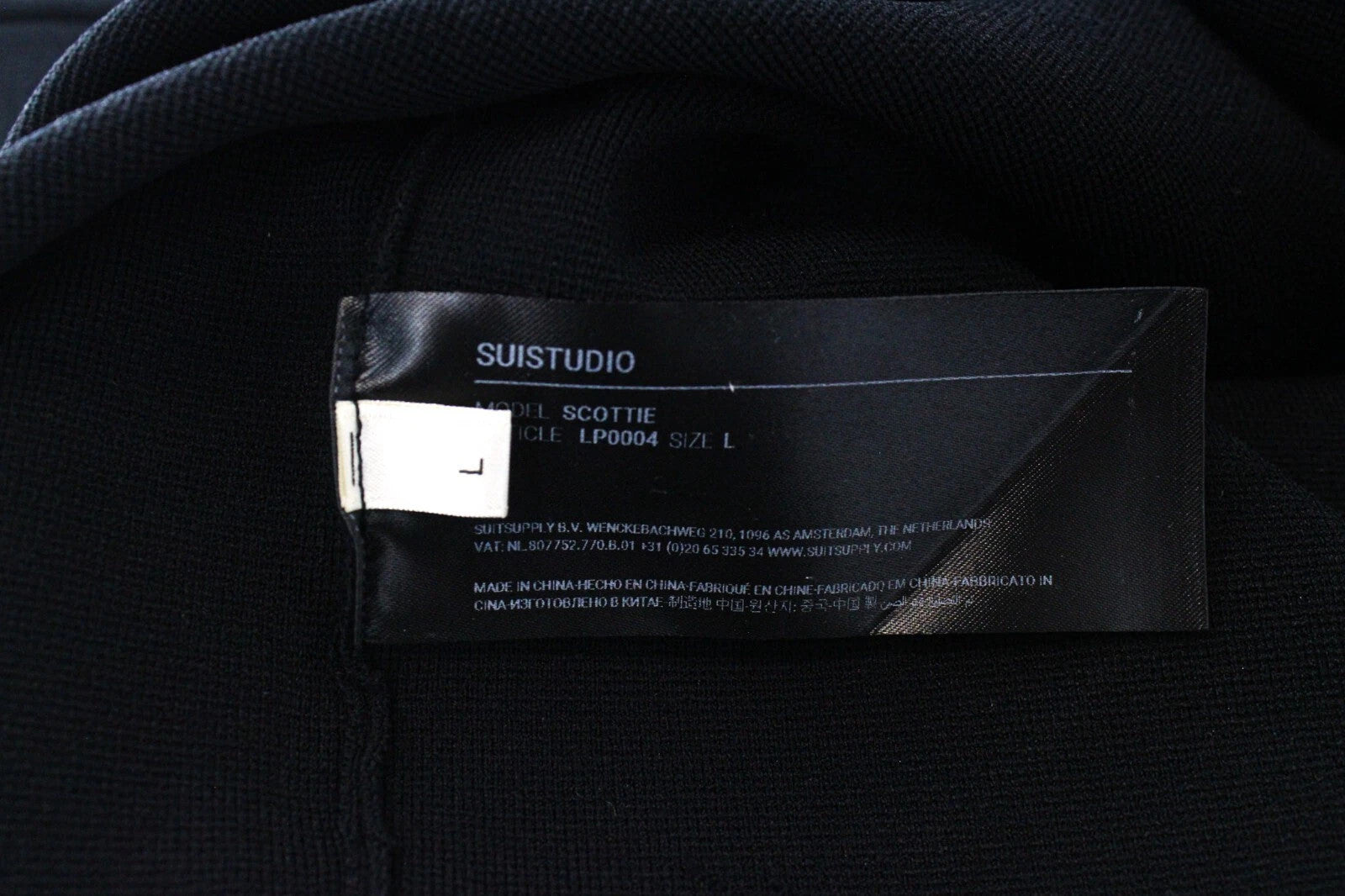 SUISTUDIO Scottie moteriškas sijonas L dydis, juodas, klasikinis, užtraukiamas, tamprus, formalus 