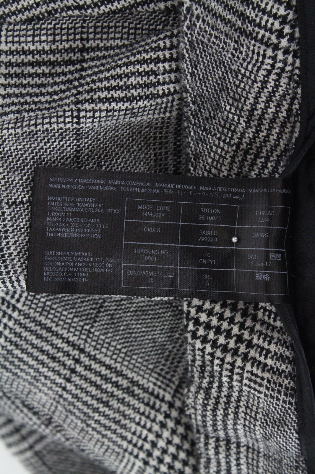 SUISTUDIO moteriškos pilkos languotos klostuotos vilnos, šilko ir lino mišinio kelnės iš UK10S 