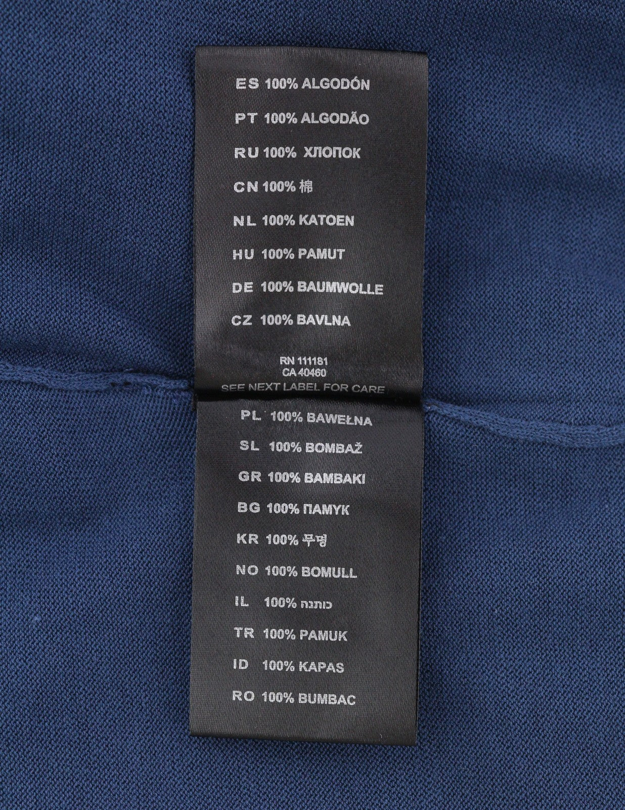 ANTONY MORATO vyriškas megztinis M mėlynas medvilninis megztinis su paslėptomis sagomis V formos iškirpte 