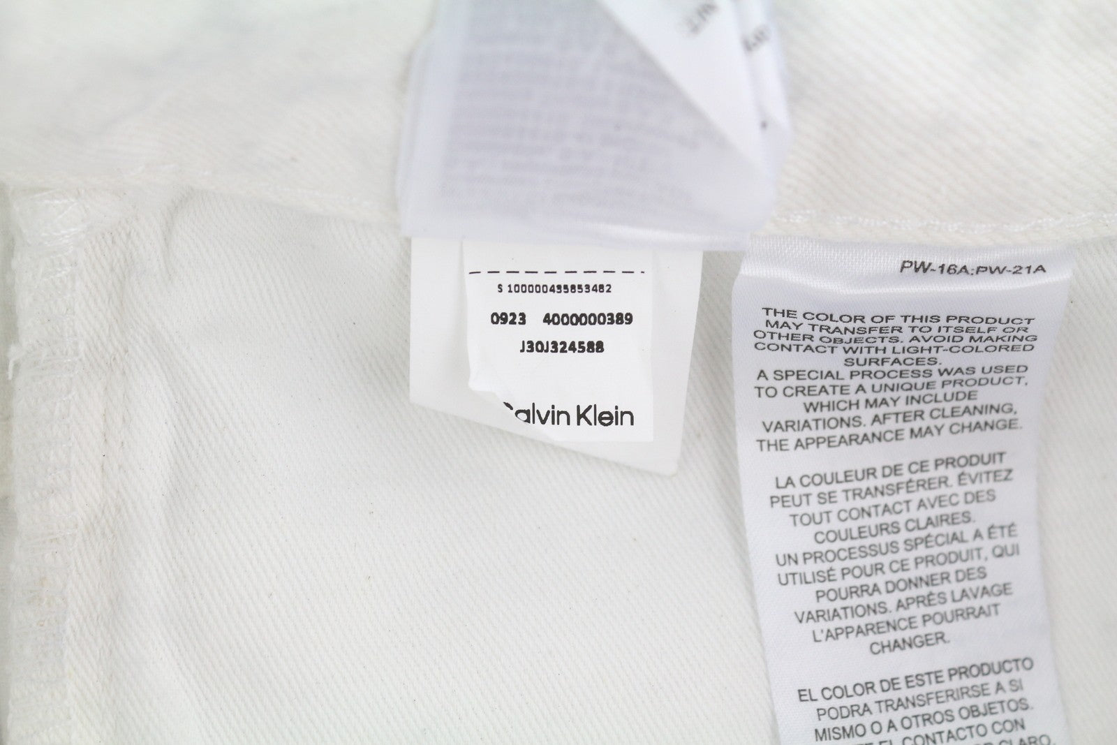 CALVIN KLEIN 90-ųjų tiesūs vyriški džinsai W34 pilki su skalbtu dengtu užtrauktuku, rekomenduojama kaina – 169 € 