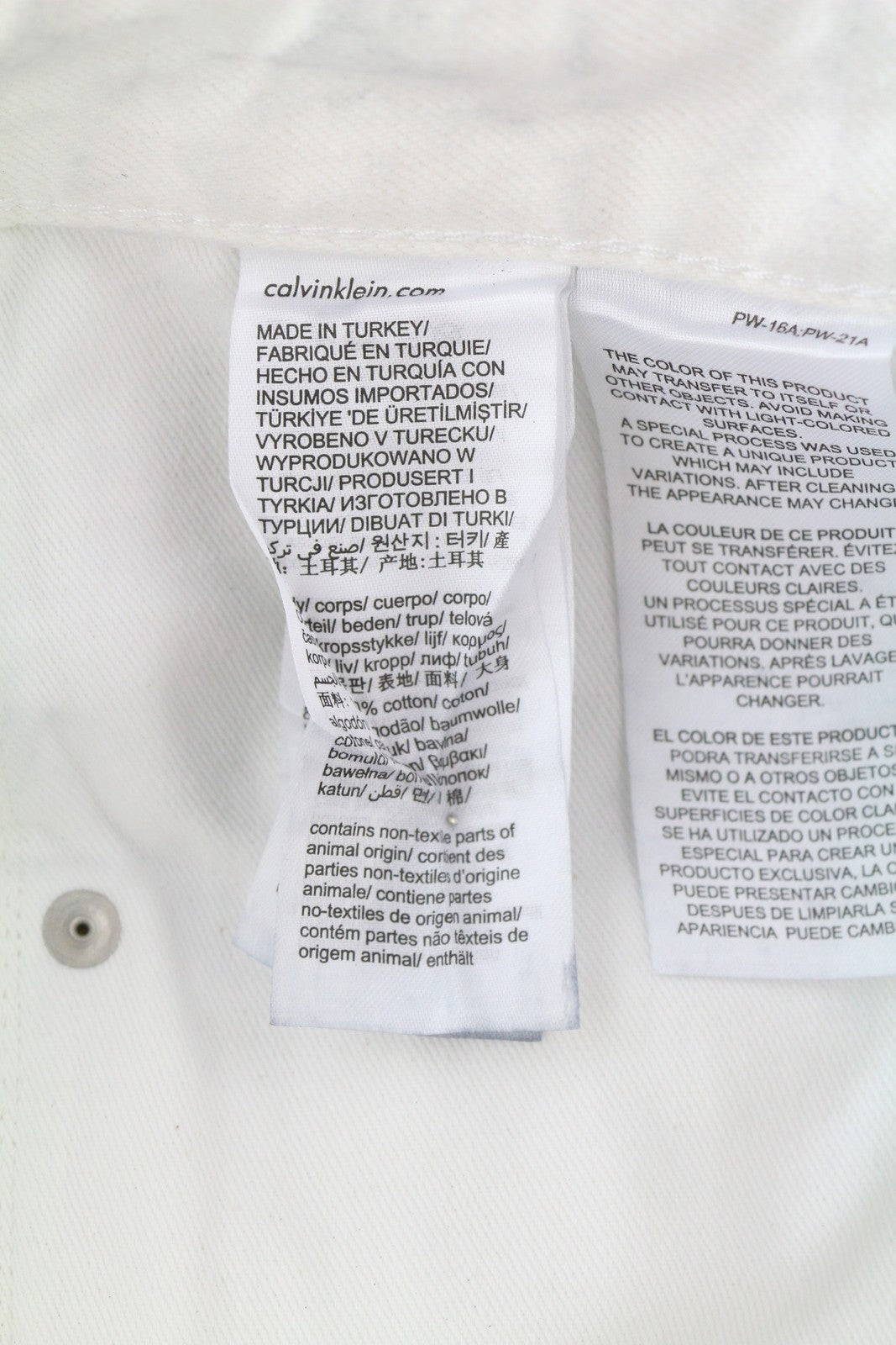 CALVIN KLEIN 90-ųjų tiesūs vyriški džinsai W34 pilki su skalbtu dengtu užtrauktuku, rekomenduojama kaina – 169 € 