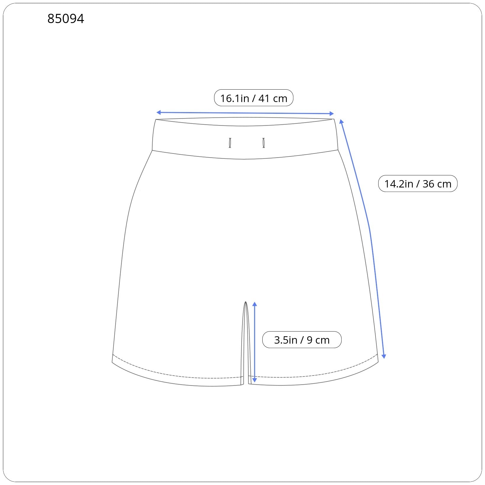 R13 moteriški šortai su kryželiu, 26 dydžio, skalbto džinso mėlynumo, asimetriški, su apnašomis. RMK 599 €. 