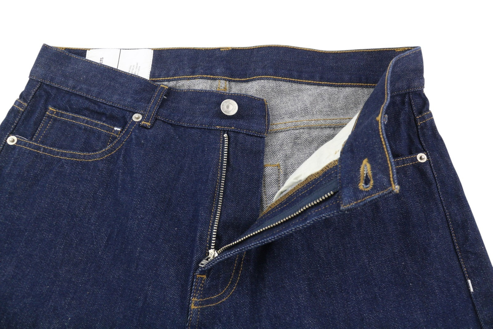 NORSE PROJECTS vyriški šortai W31 tamsiai mėlyni džinsiniai, prigludę, laisvalaikio stiliaus, su užtrauktuku ir kišenėmis. 