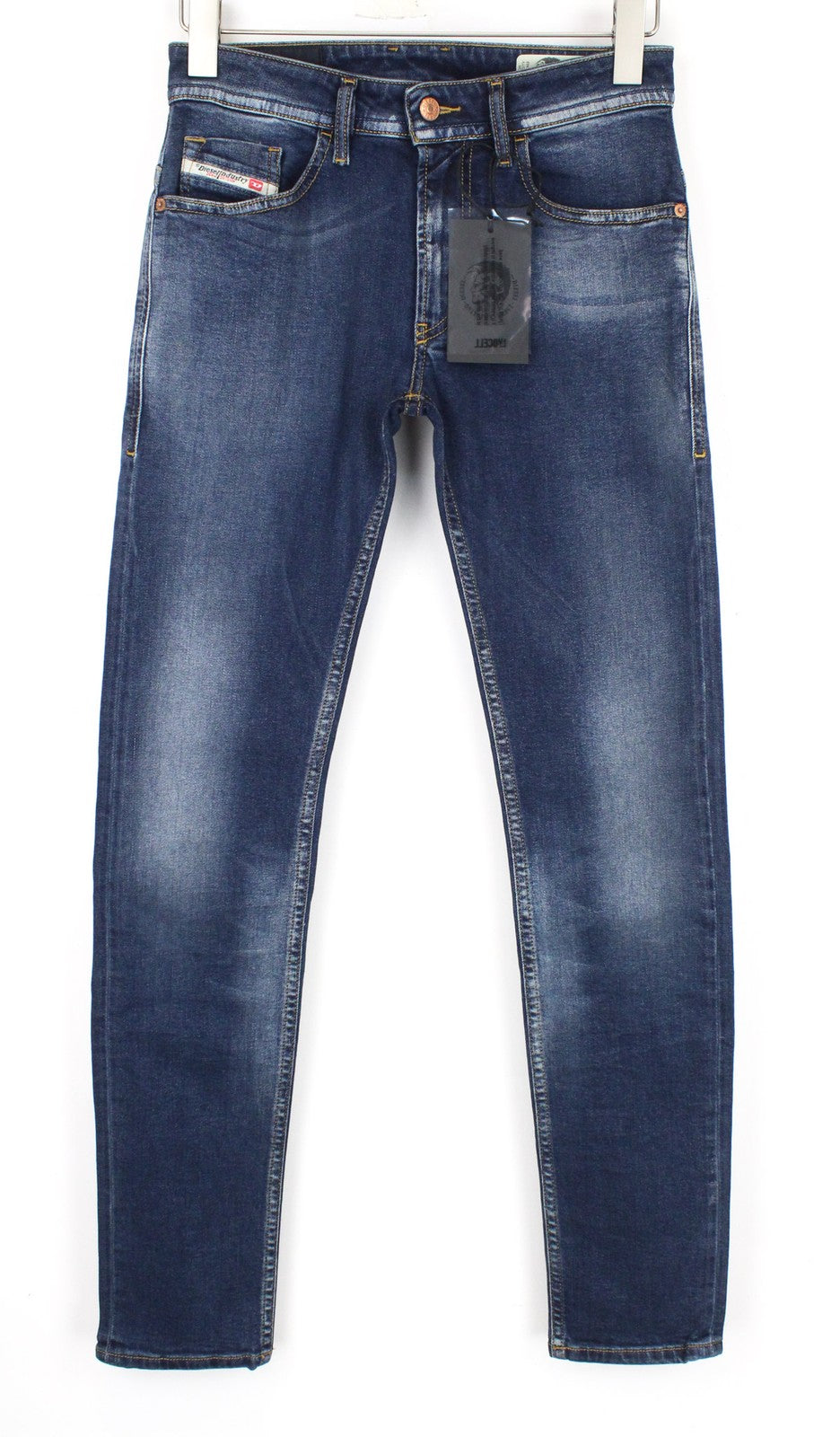 DIESEL Thommer 083AD vyriški W26/L32 Slim Skinny Stretch Denim mėlyni berniukiški džinsai 