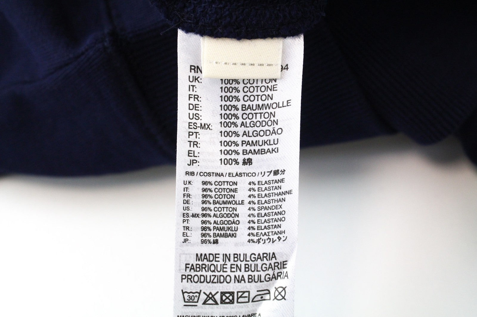 DIESEL S-Joe vyriškas L dydžio džemperis ilgomis rankovėmis su medvilniniu megztiniu ir mėlynu logotipu 