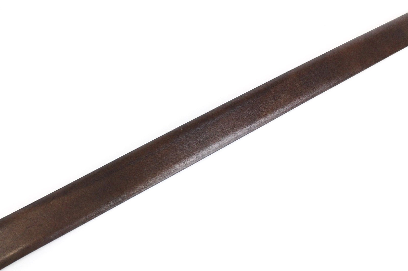 SUITSUPPLY vyriškas 105 cm diržas tamsiai rudos odos su metaline sagtimi suknelės stiliaus 