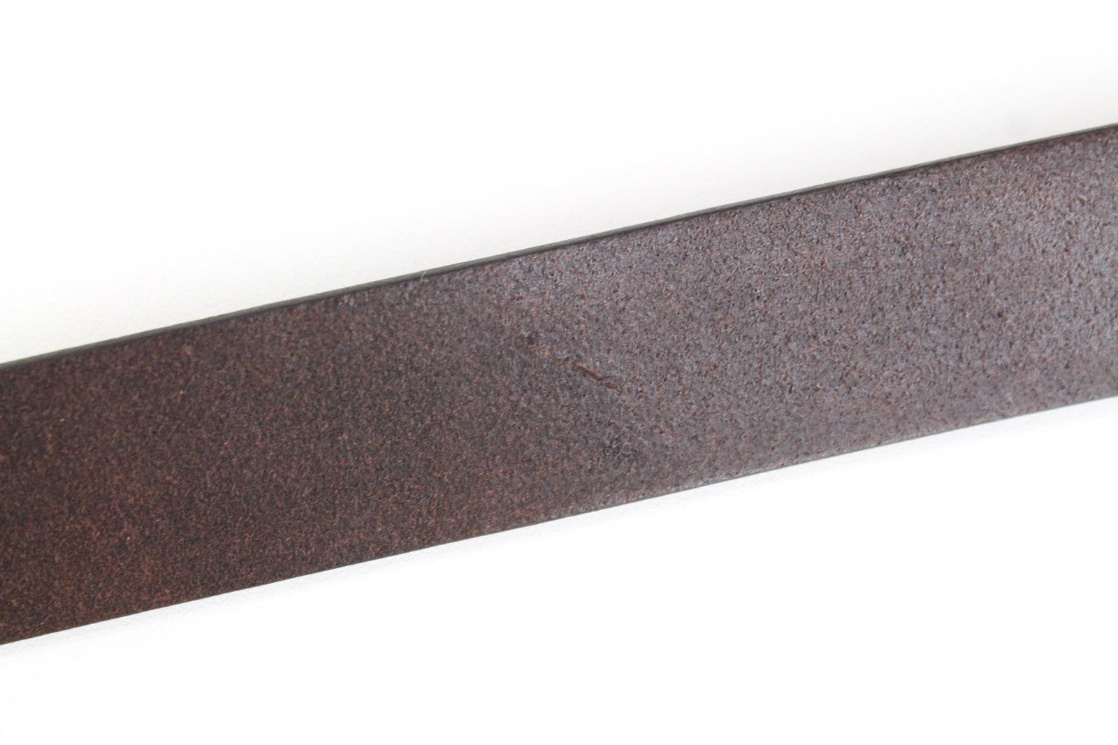 SUITSUPPLY vyriškas 105 cm diržas tamsiai rudos odos su metaline sagtimi suknelės stiliaus 